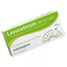 LEVOCETIRIZIN Micro Labs 5 mg filmom obalené tablety, 50 ks