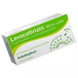 LEVOCETIRIZIN Micro Labs 5 mg filmom obalené tablety, 100 ks