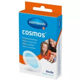 COSMOS Náplasti na popáleniny 43x68 mm, 8 ks