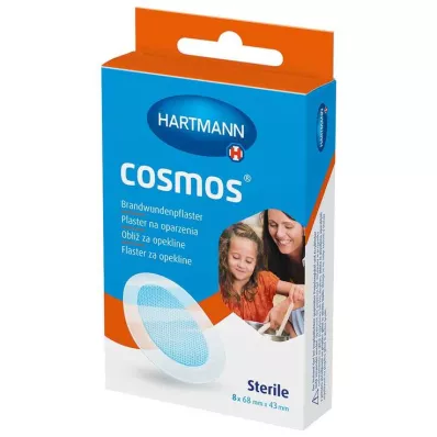 cosmos® náplasti na popáleniny 68 mm x 43 mm sterilné, 8 kusov cosmos® náplasti na popáleniny 68 mm x 43 mm sterilné, 8 kusov
