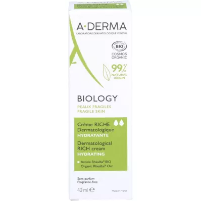 A-DERMA Biologický krém bohatý dermatologický, 40 ml