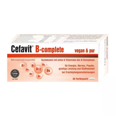 CEFAVIT B-kompletné tvrdé kapsuly, 60 ks