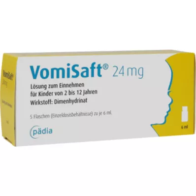 VOMISAFT 24 mg perorálny roztok, 5X6 ml