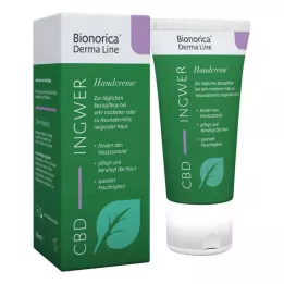 BIONORICA Derma Line Ginger-CBD Krém na ruky, 50 ml