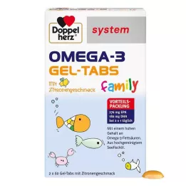 DOPPELHERZ Systém Omega-3 Gel-Tabs family, 120 ks
