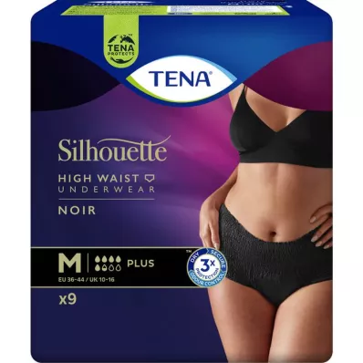 TENA SILHOUETTE plus M noir, 9 ks