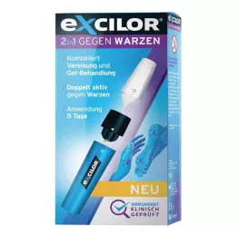 EXCILOR Kombinované balenie 2v1 proti bradaviciam, 1 P