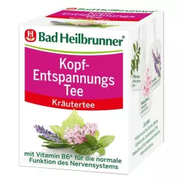 BAD HEILBRUNNER Čajové filtračné vrecko Head relaxation, 8 ks