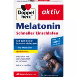 DOPPELHERZ Melatonín tablety, 40 ks