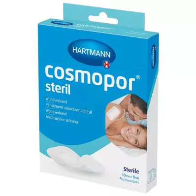 cosmopor® sterilné krytie na rany 10 cm x 8 cm, 5 ks