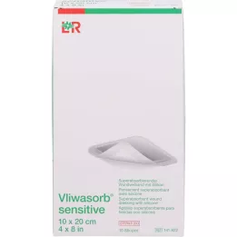 VLIWASORB citlivý superabsorpčný obväz na rany 10x20 cm, 10 ks