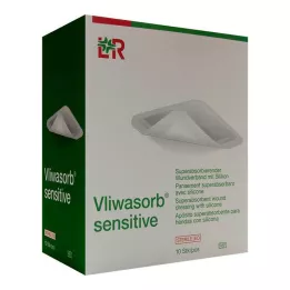 VLIWASORB citlivý superabsorpčný obväz na rany 15x25 cm, 10 ks