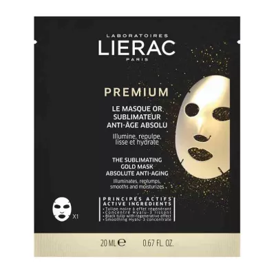 Lierac Premium zdokonaľujúca zlatá maska, 1X20 ml