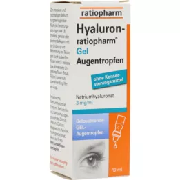 HYALURON-RATIOPHARM Gélové očné kvapky, 10 ml