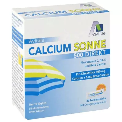 CALCIUM SONNE 500 tyčiniek na priame porcie, 30 ks