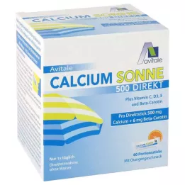CALCIUM SONNE 500 tyčiniek na priame porciovanie, 60 ks