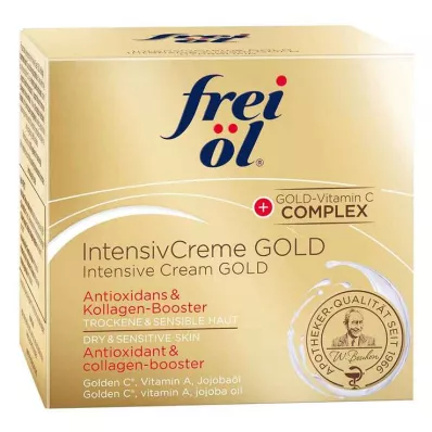 Bezplatný olejový hydrolipidový intenzívny krém zlatý, 50 ml