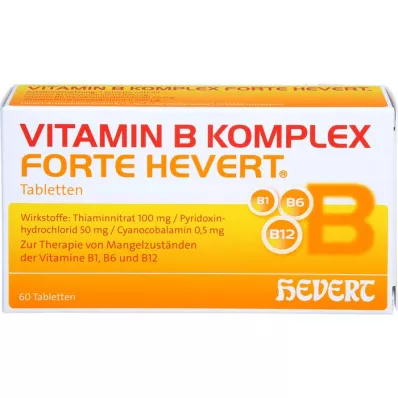 VITAMIN B KOMPLEX forte Hevert tablety, 60 kapsúl
