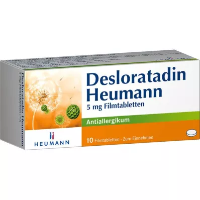 DESLORATADIN Heumann 5 mg filmom obalené tablety, 10 ks