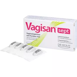 VAGISAN septové vaginálne čapíky s povidón-jódom, 5 ks