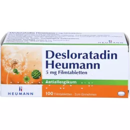 DESLORATADIN Heumann 5 mg filmom obalené tablety, 100 ks