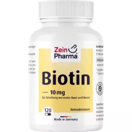 BIOTIN 10 mg kapsuly s vysokou dávkou, 120 ks