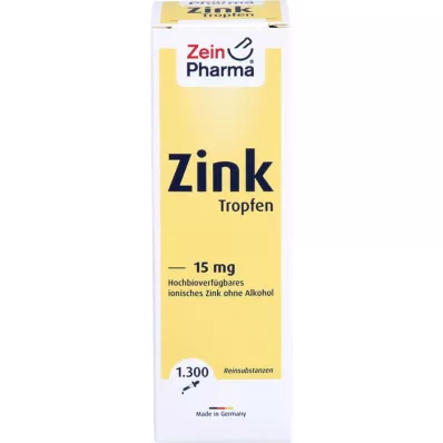 ZINK TROPFEN 15 mg ionizovaného, 50 ml