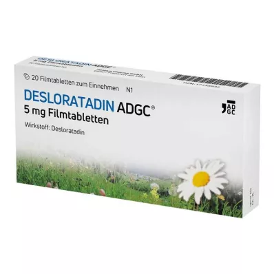 Desloratadín-ADGC 5 mg filmom obalené tablety, 20 ks