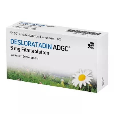 Desloratadín-ADGC 5 mg filmom obalené tablety, 50 ks