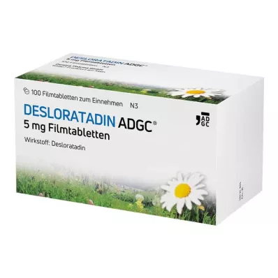 Desloratadín-ADGC 5 mg filmom obalené tablety, 100 ks