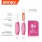 ELMEX Medzizubné kefky ISO veľkosť 0 0,4 mm ružová, 8 ks