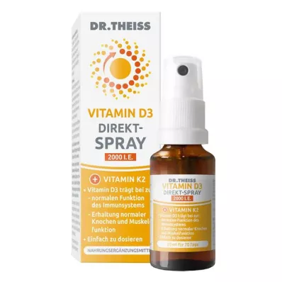 Theiss Vitamín D3 priamy sprej, 20 ml Theiss Vitamín D3 priamy sprej, 20 ml