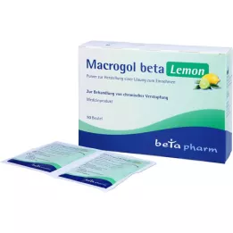 MACROGOL beta Lemon Plv.z.Her.e.Lsg.z.Oral, 10 ks