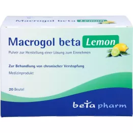 MACROGOL beta Lemon Plv.z.Her.e.Lsg.z.Oral, 20 ks
