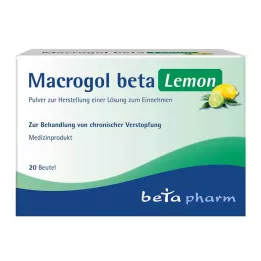 MACROGOL beta Lemon Plv.z.Her.e.Lsg.z.Oral, 20 ks