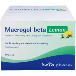MACROGOL beta Lemon Plv.z.Her.e.Lsg.z.Oral, 50 ks