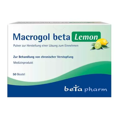 MACROGOL beta Lemon Plv.z.Her.e.Lsg.z.Oral, 50 ks