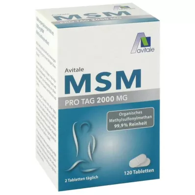 MSM 2000 mg tablety, 120 ks MSM 2000 mg tablety, 120 ks