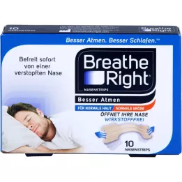 BESSER Atmen Breathe Right nosové náplasti normálne béžové, 10 ks