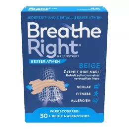BESSER Atmen Breathe Right nosové náplasti veľké béžové, 30 ks