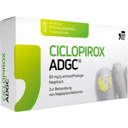CICLOPIROX ADGC 80 mg/g laku na nechty s obsahom účinnej látky, 6,6 ml