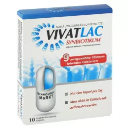 VIVATLAC SYNBIOTIKUM enterálne obalené kapsuly, 10 ks