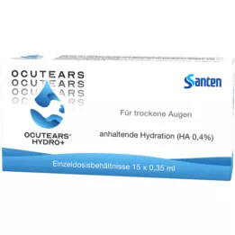 OCUTEARS Očné kvapky Hydro+ jednodávkové pipety, 15X0,35 ml