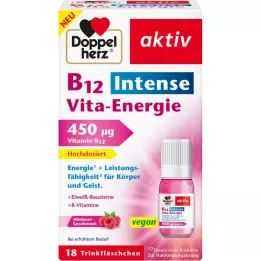 DOPPELHERZ B12 Intense Vita-Energie fľaša na pitie, 18 ks