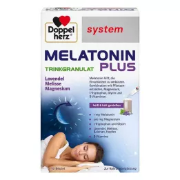 DOPPELHERZ Melatonin Plus systém granúl na pitie Btl, 30 ks