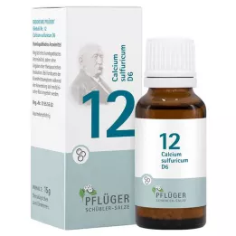 BIOCHEMIE Pflüger 12 Calcium sulphuricum D 6 globúl, 15 g