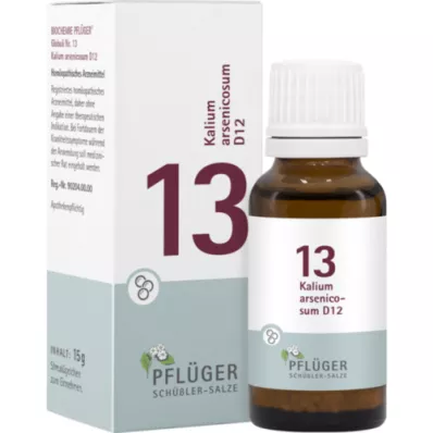 BIOCHEMIE Pflüger 13 Kalium arsenicosum D 12 globúl, 15 g