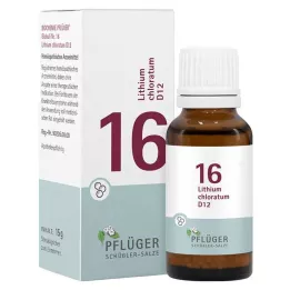 BIOCHEMIE Pflüger 16 Lithium chloratum D 12 globúl, 15 g