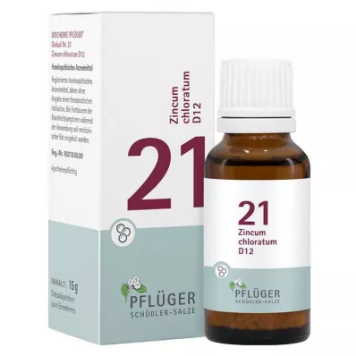 Biochémia Pflueger 21 Zincum chloratum D 12 guľôčok, 15 g Biochémia Pflueger 21 Zincum chloratum D 12 guľôčok, 15 g