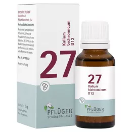 BIOCHEMIE Pflüger 27 Potassium bichromicum D 12 globúl, 15 g